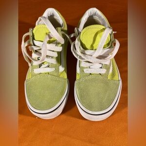 Kids Lime Green Sneakers